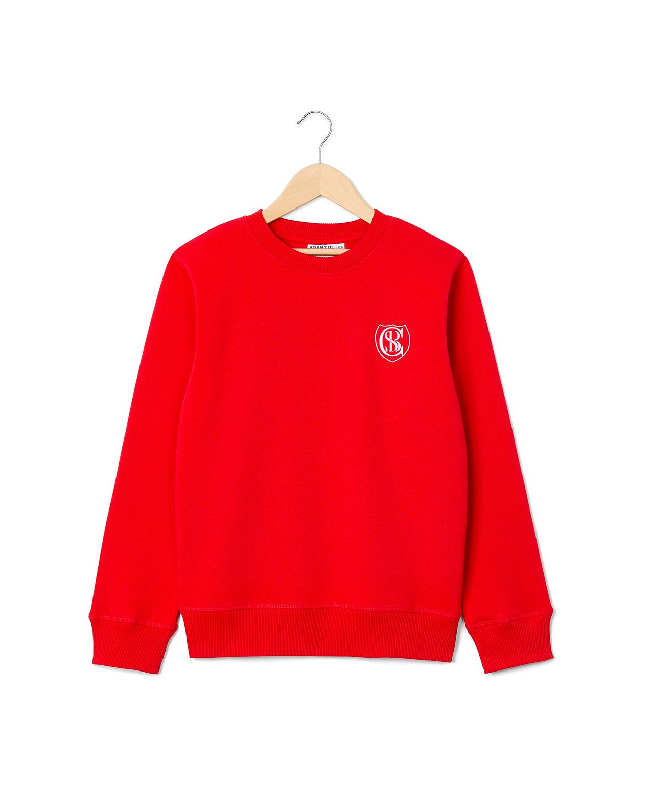 Sweat col rond rouge Concordia | Mixte