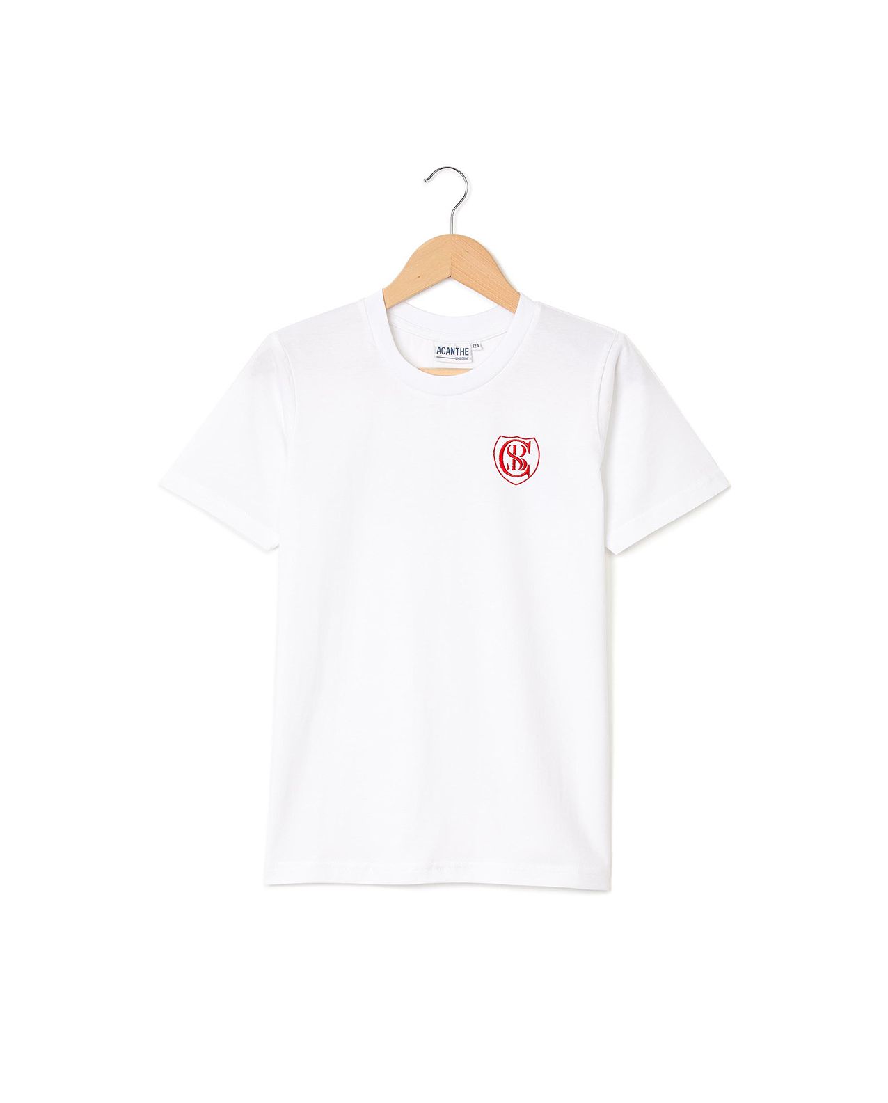 T-shirt manches courtes blanc Concordia | Mixte