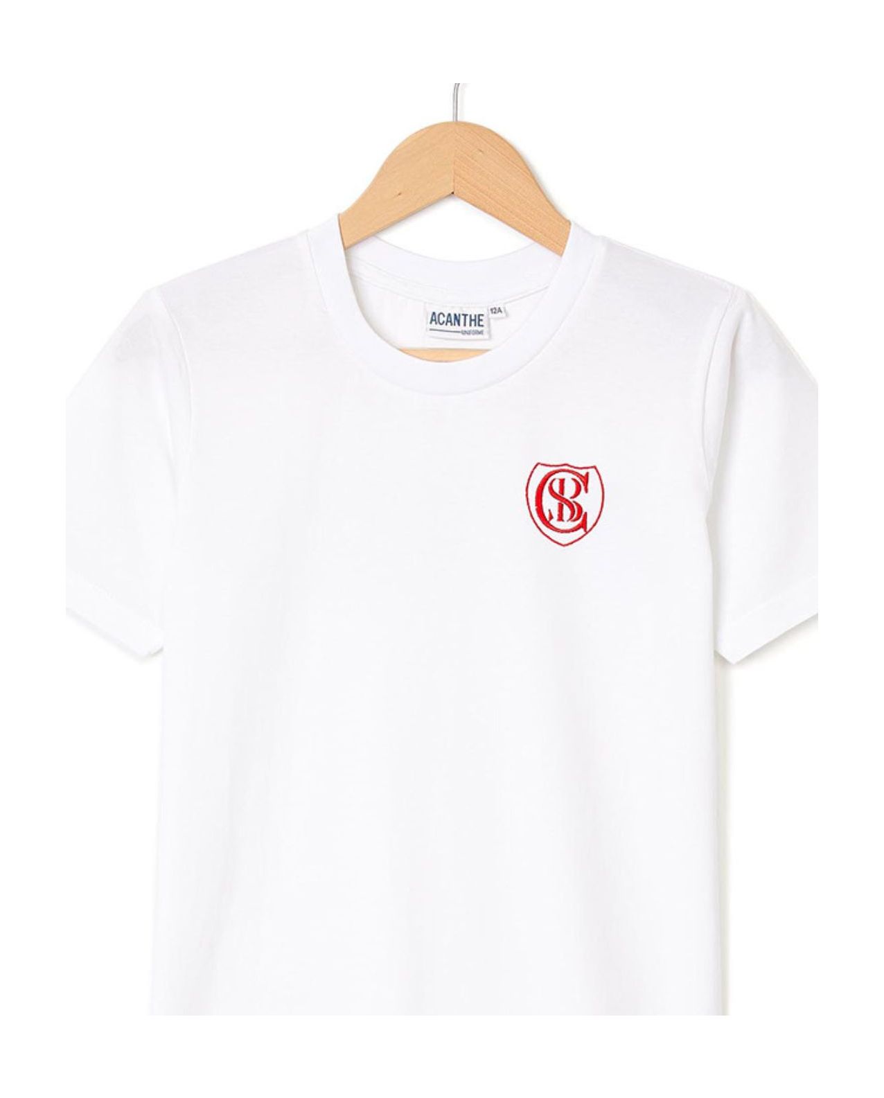 T-shirt manches courtes blanc Concordia | Mixte