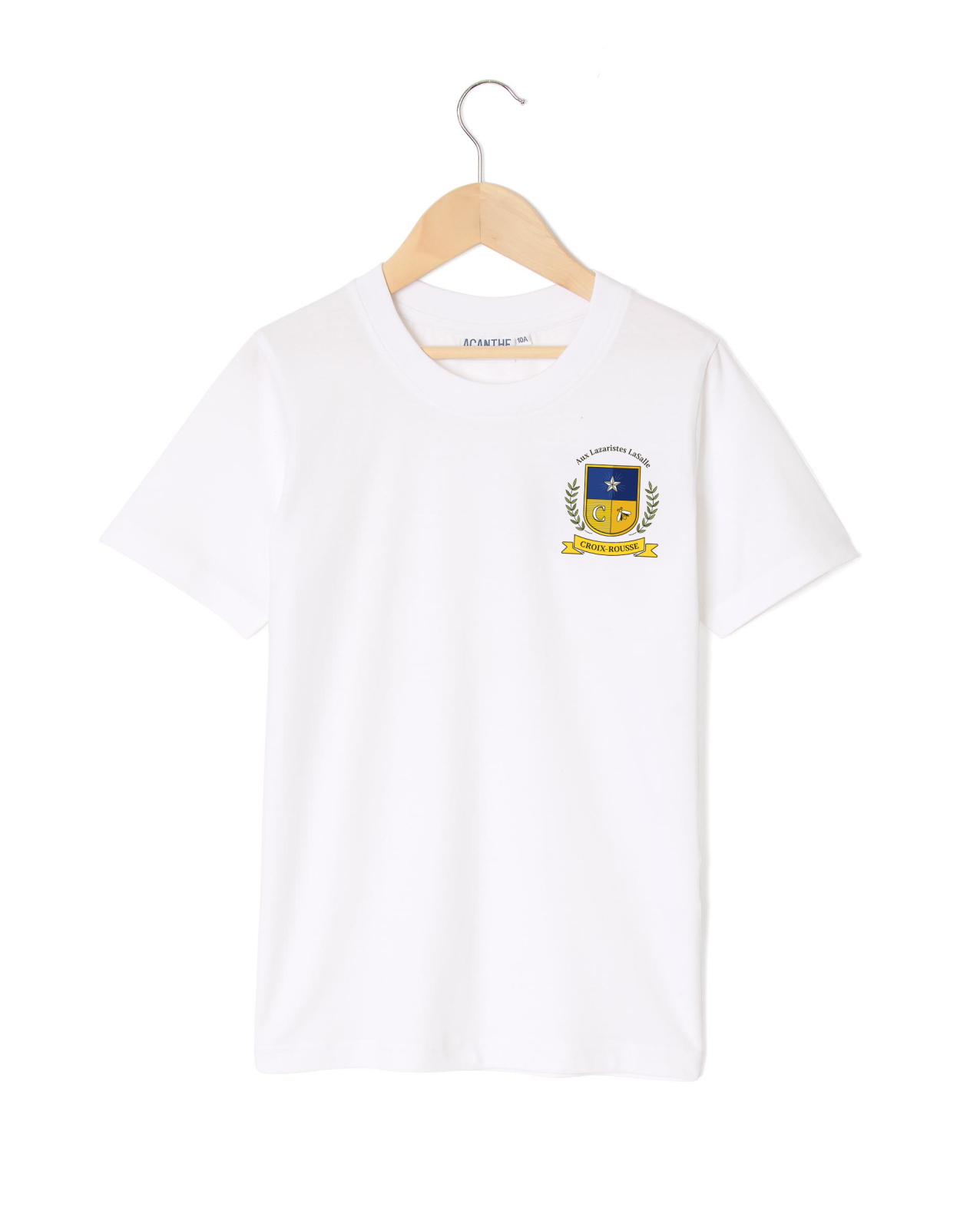 Tee-shirt blanc Lazaristes La Salle | Croix-Rousse